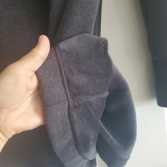 Like new! Super soft and cozy charcoal grey Athleta hooded cardigan size XXS - Picture 5 of 6